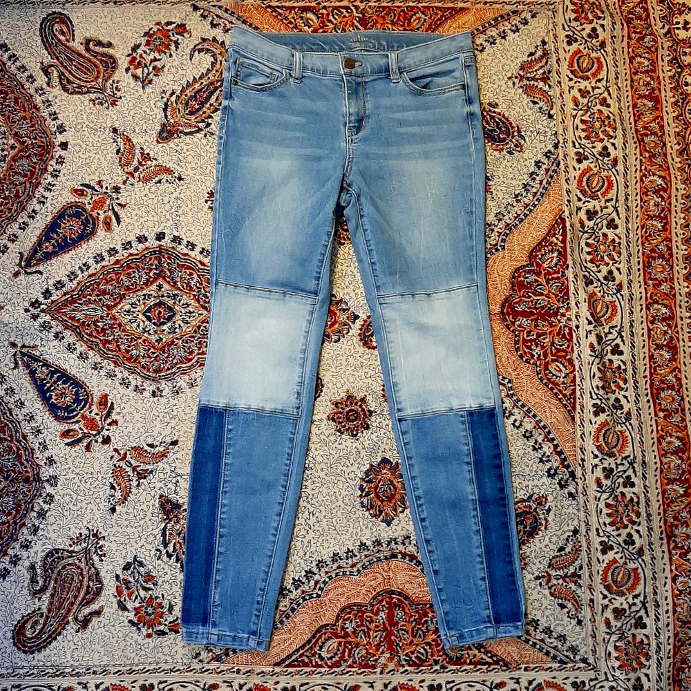 NY&C multicolor jean legging